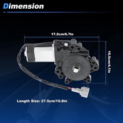 Rear Left Driver Side Power Window Lift Motor for Nissan Titan Pickup 2004
