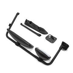 Door Mirror with Arm Black Fit for International 4300 4400 7400 7600 left side