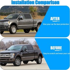 Chrome Plated Mirror Covers Caps Fit for Ford Super Duty 2017-2025 F-250 F-350 2
