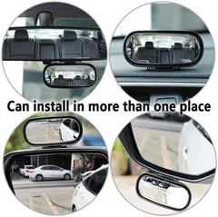 Universal 360° Adjustable Wide Angle Rearview Mirror for Cars, Trucks & SUVs