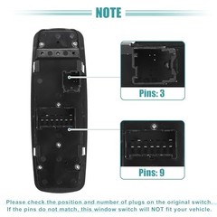 Front Left Driver Side Power Window Switch Window Control Switch Fit for