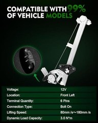 Front Left Power Window Regulator with Motor for:-Honda Front Left Driver Side