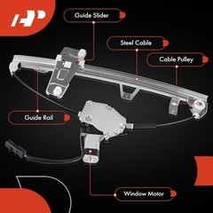 Power Window Regulator with Motor Replacement for Jeep Front Passenger Side