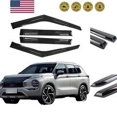 Window Visor Compatible with 2022-2023 Mitsubishi Outlander Wind Deflector Ra…