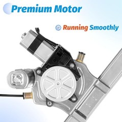 Front Right Passenger Side Power Window Regulator with Motor Compatible with