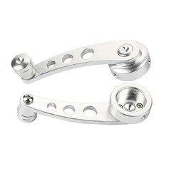 Window Handle Replacement, 2pcs Alloy Window Handle Riser Winder Crank Fit