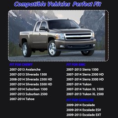 Power Window Switch for Silverado Tahoe 2007-2014 20835552 | Black ABS