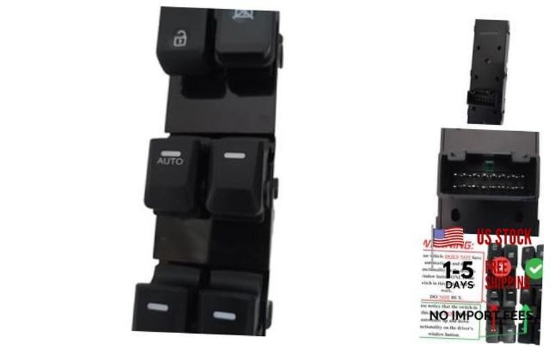 Window Master Switch for 2011, 2012, 2013, 2014, 2015, 2016 Kia Sportage