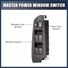 Power Window Switch – Front Left Driver Side Window Control Switch No.93570