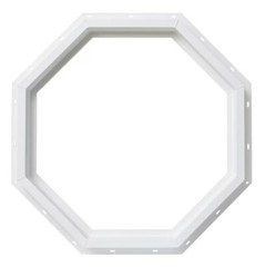 Reliabilit Vinyl Octagon Window 24” x 24” #4066703 White Model VOCT2424RB