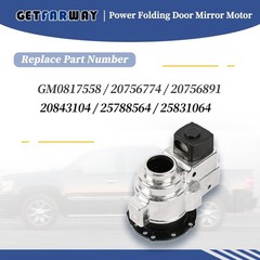 Power Folding Door Mirror Motor 20756891 GM0817558 Compatible with Chevrolet