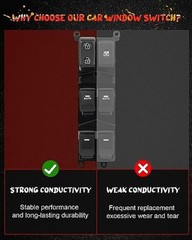 Front Left Driver Side Power Window Switch – Compatible for Kia Forte5 2014
