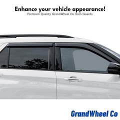 Window Deflectors Smoke Tinted Tape-On Side Window Vent For Sportage 17-22