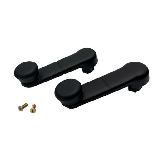 Manual Window Regulator Crank Handles Black F37Z-1023342-A Compatible with E