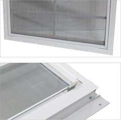 Durable 24×24 Shed Windows with Tempered Glass – Pack of 2