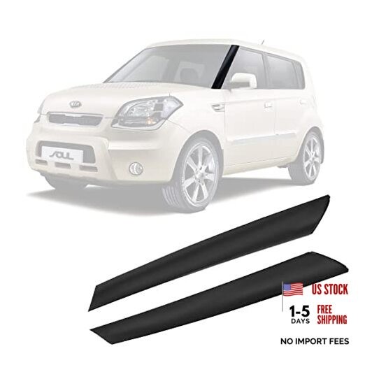 Windshield A-Pillar Trim Molding Set, Compatible with Kia 2010-2013 Kia Soul