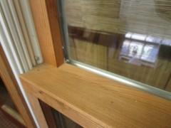 Anderson window double hung, wood trim inside, clad outside, 75 x 34 1/4″, new