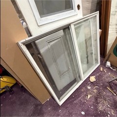 White Sliding Vinyl Home Window 48×36 in Venting Any Room Frame