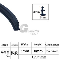 uPVC Window Door Gasket Bubble Flipper Rubber Draught Seal Vent Sash Replacement