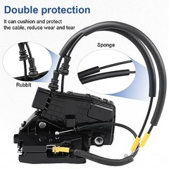 Front Left Power Door Lock Actuator w/Latch Compatible with 2017 2018 2019