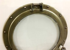 Nautical Ship 20″ Porthole Glass Window Decor Antique Brown Finish Home Decor