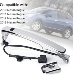 Exterior Chrome Door Handle Front Left Driver Side for Nissan Rogue 2010-2013,wi
