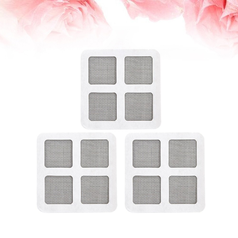 3Pcs Grey Door Sticker Screen Repair Patch for Fixing Holes and Tears At Home