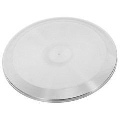 Sanitary Tri Clamp: Solid Blind End Cap, Sanitary Blank Lid, Polished Stainless
