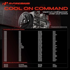 AC Compressor with Clutch Compatible with Chrysler Plymouth & Dodge Dakota