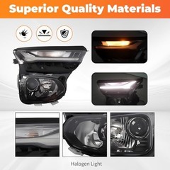 Headlight Assembly Compatible with Trailblazer 2021-2023 GM2503520 | Halogen