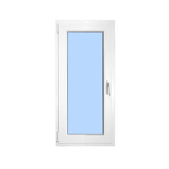 Elite Avora 28″ x 72″ Tilt and Turn Black Exterior and White Interior
