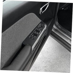 ABS Door Window Switch Panel Cover – Compatible with kia k4 2024-2026 carbon