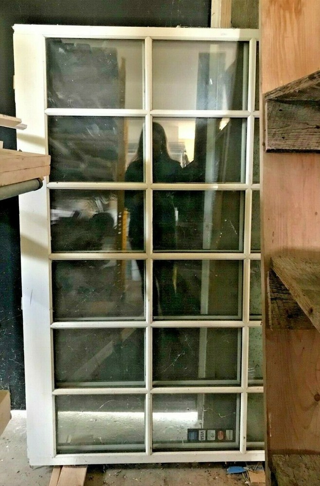 Norwood 24-Pane Window – Double Insulated Low-E – 59” Square – VA Local Pickup
