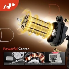 Front Passenger Side Power Window Regulator with Front Passenger Side (RH)