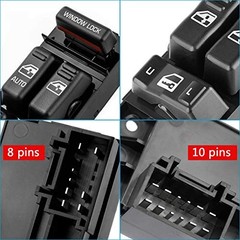 19259961 Power Window Switch Front Driver Side Compatible for 2000-2002 Chevy