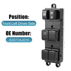 Front Left Driver Side Power Window Switch for Subaru Legacy 2010-2012 for