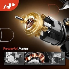 Front Driver Side Power Window Regulator with Motor (2-Pin) | Compatible with