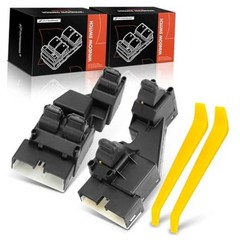 Driver and Passenger Side Power Window Switch Compatible with Dodge Ram 1500