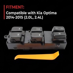 Power Window Master Switch 93570-2T500 Compatible with Kia Optima 2014-2015
