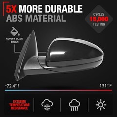 Replacement – Compatible with 2019-2024 Kia Forte – Powered Driver Side Mirror