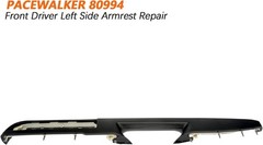 80994 Front Driver Left Side Armrest Repair for 2010-2014 Chevy Avalanche Silver