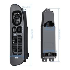 Power Window Switch Front Driver Side – Compatible with 2002-2008 Dodge Ram