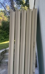 Five 35”x70” Tan Vinyl Picture Windows Double Pane Fully Tempered Glass