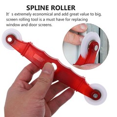 2PCS Spline Tool Screen Repair Tool Screen Door Roller Tool Flat Spline Tool