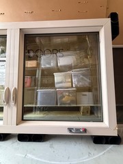 Milgard Styleline Series Double Casement Window, Left/Right 59.5×33.5 Net Frame