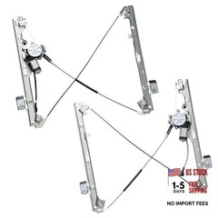 Front Driver and Passenger Power Window Regulator Front Left & Front Right