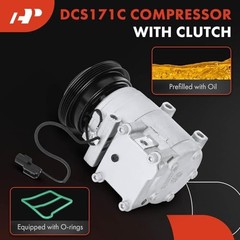 A/C Compressor with Clutch Compatible with Kia Rio 1.6L 2003-2005
