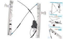 Front Right Passenger Side Power Window Regulator with Motor 6 Pins Compatible