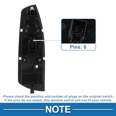 Power Window Switch No.61319241915 Front Left Driver Side Window Control