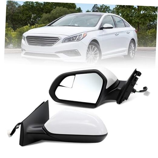 Driver Side Mirror Assembly 5Pins Compatible with 2015-2019 Sonata with Left